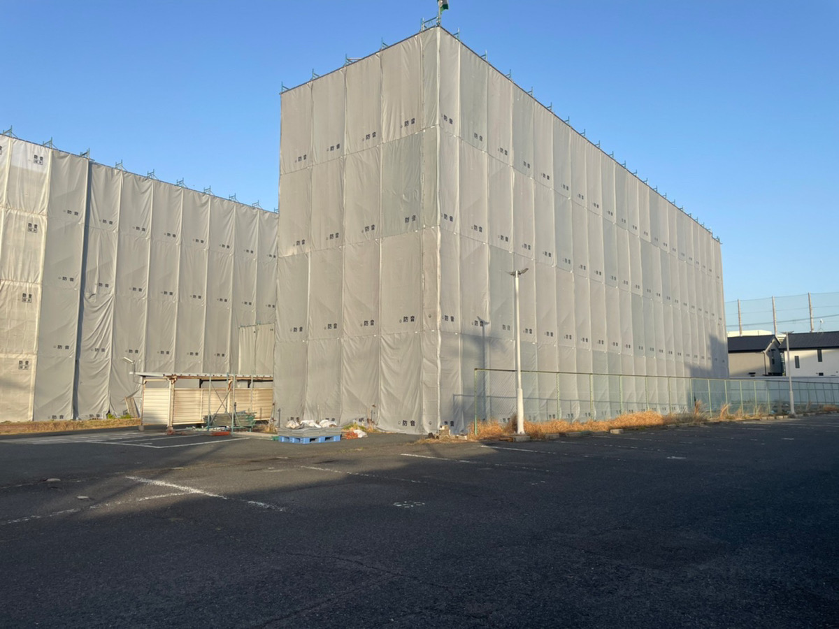 アスベスト除去作業