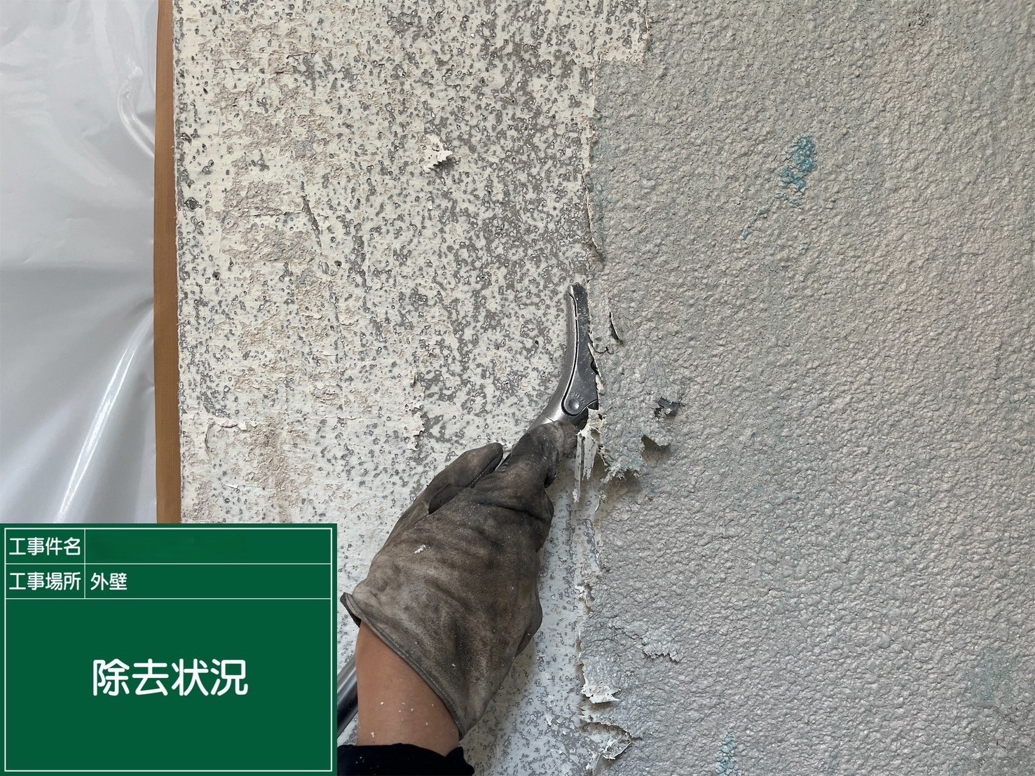 アスベスト除去工事 愛媛県松山市某所
